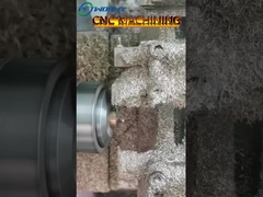 CNC টার্ন সঙ্গে স্টেইনলেস স্টীল যন্ত্রাংশ যথার্থ যন্ত্রপাতি পুরো প্রক্রিয়া